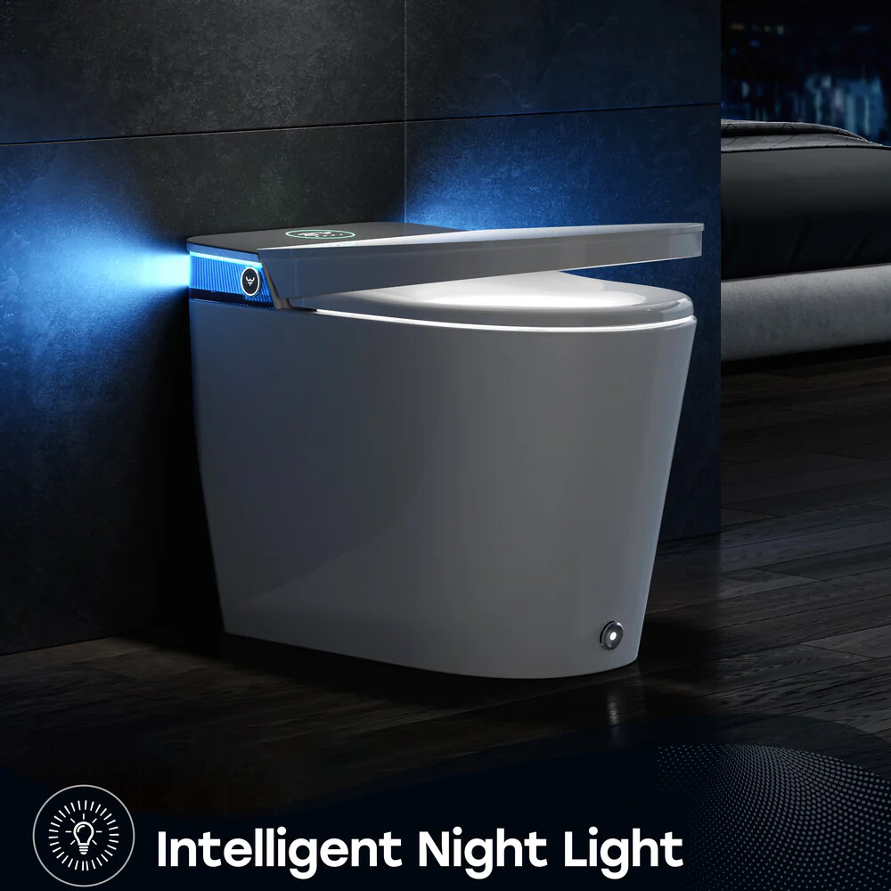 HOROW T38P Smart Toilet with bidet Flush Tank ADA Auto Open Lid 12'' Rough In