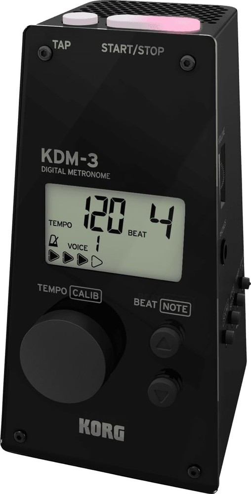 KDM-3 Digital Metronome w/ Memory Backup and Auto Power-Off Function - Black