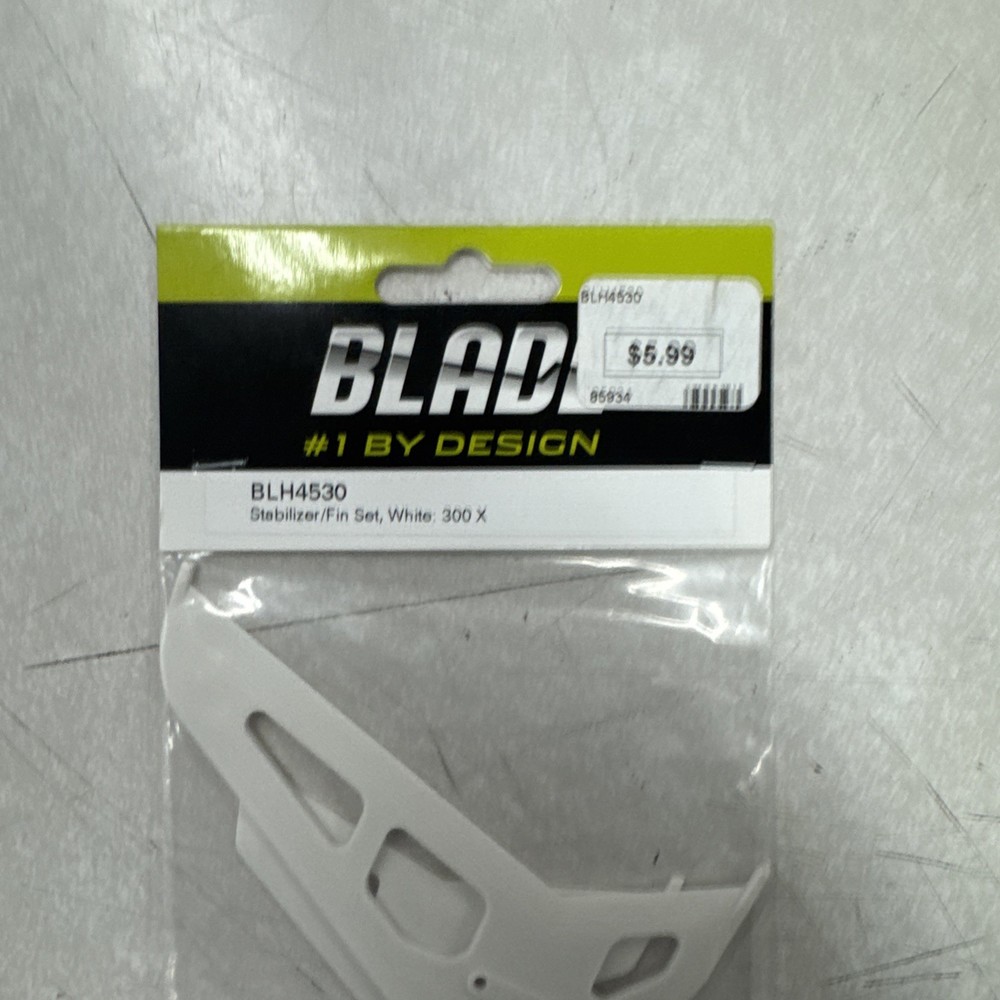 Blade 300X Stabilizer Fin Set White BLH4530