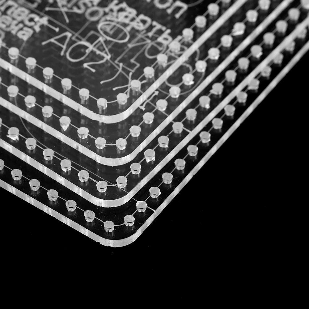 1Pcs Lighter Protective Case, Portable Storage Bag - Acrylic Template(Reusable),