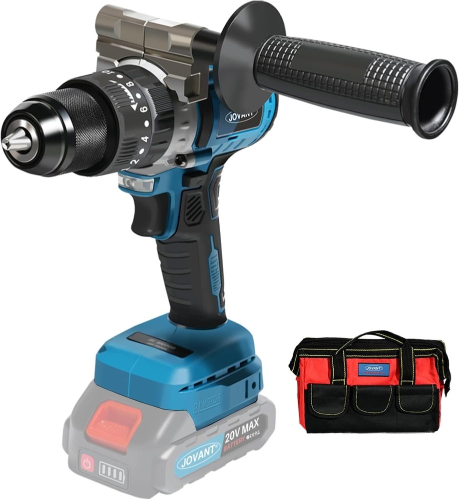 Compact 20V Brushless Hammer Drill - All-Metal Chuck & Variable Speed Control
