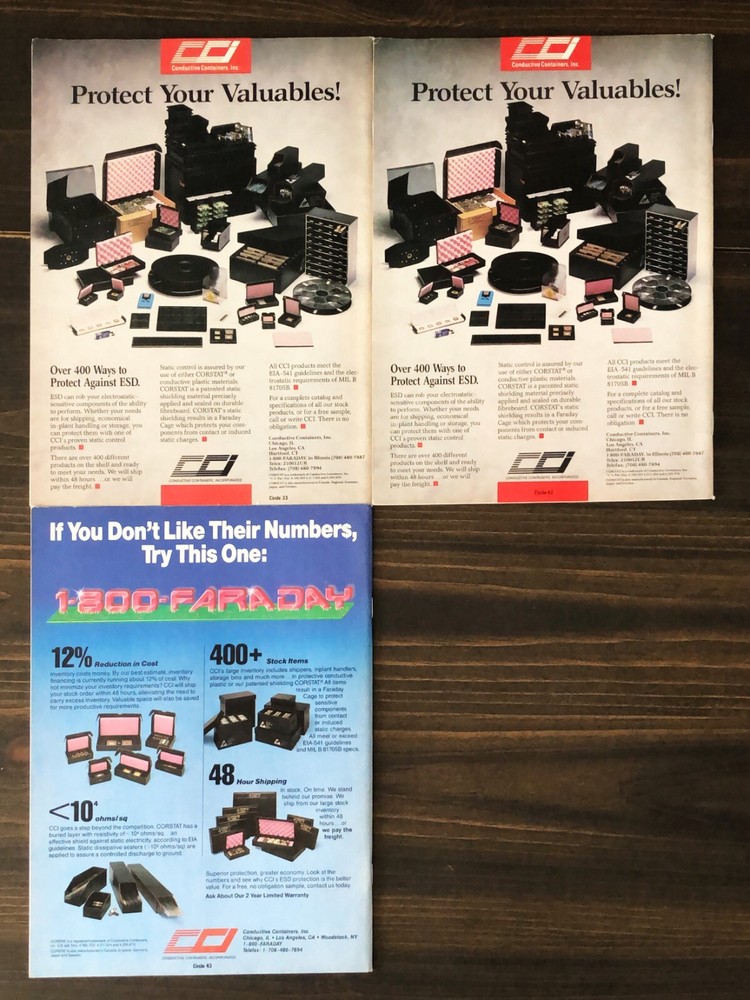 1990 EOS / ESD Technology Magazine - Lot 0f 3