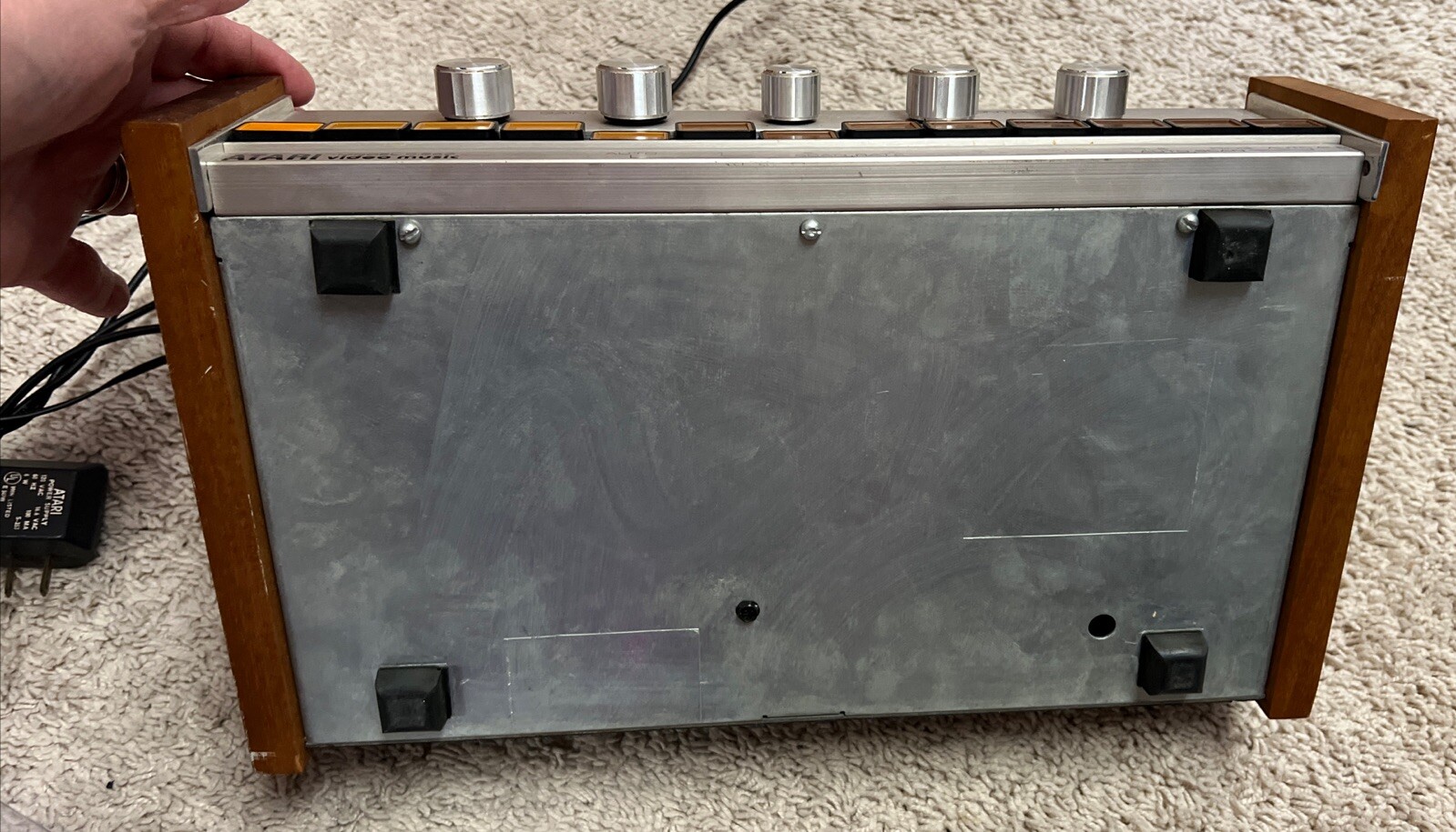 Vintage ATARI Video Music Model C-240 Electronic Music Visualizer 1977 Untested