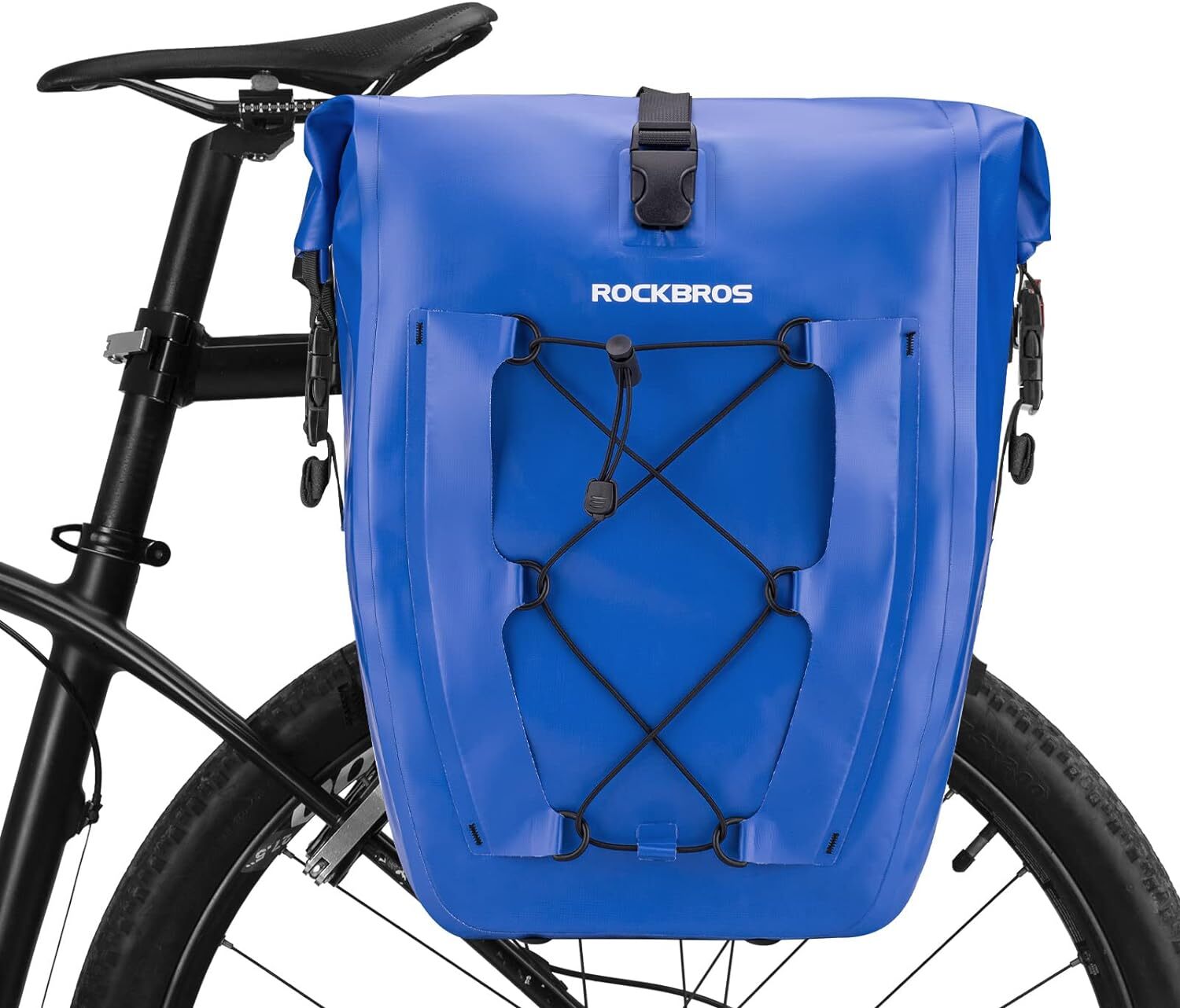 ROCKBROS 32L Waterproof Bike Panniers Rear Rack Bag Durable Easy to Install