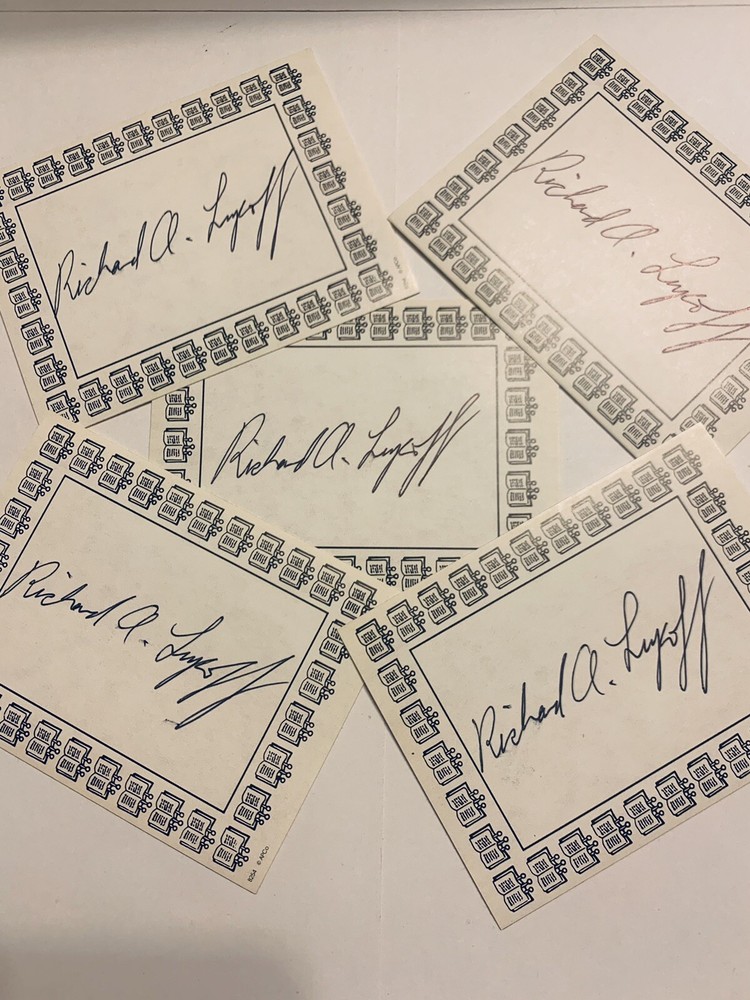Richard A. Lupoff Author Signed Bookplate Autographed New