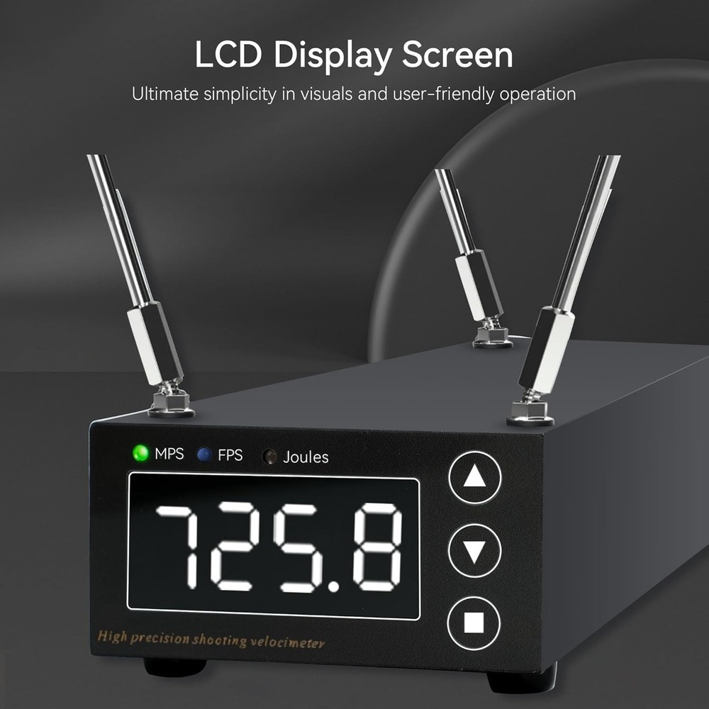 Advanced Ballistic Chronograph: Accurate LCD Speed Reader for Archery and Rifle