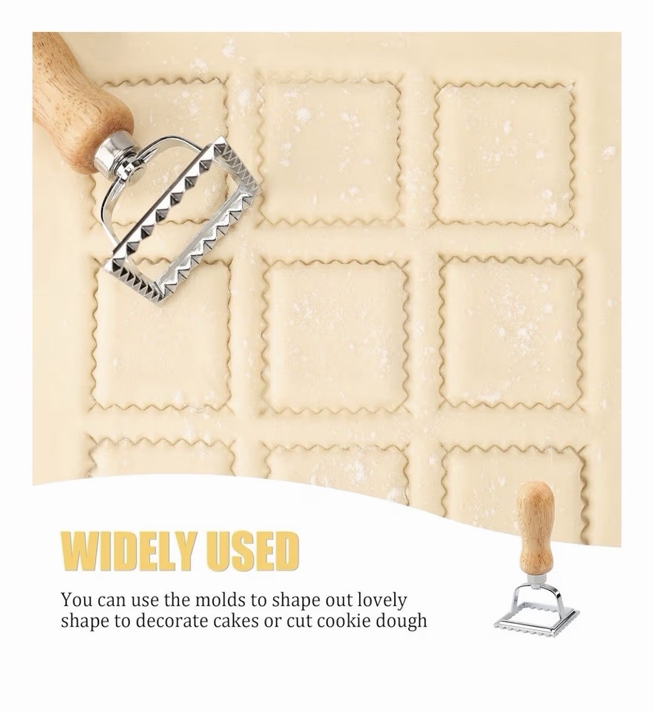 1 Ravioli Cookie Stamp Maker Cutter (G)