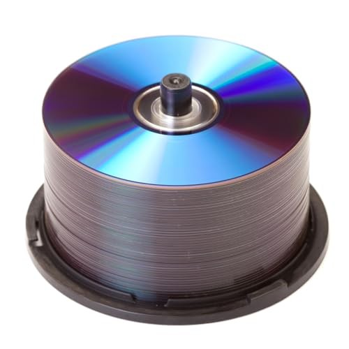 CD/DVD Cake Box Spindle, 2Pack Empty DVD Storage Bucket Clear CD Holder CD