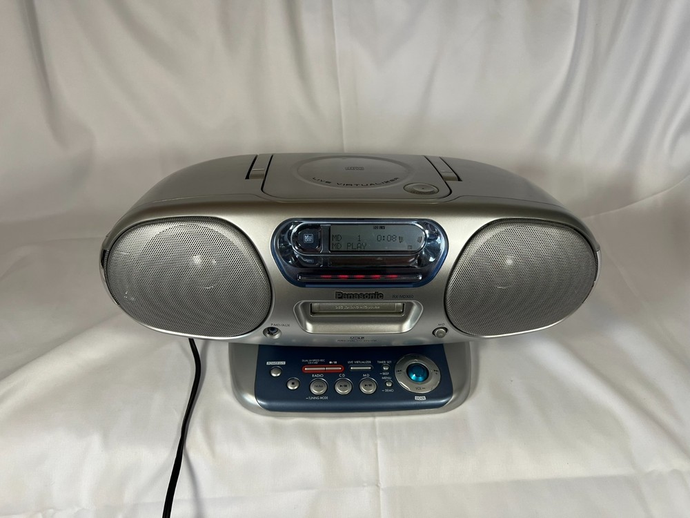 Personal MD system RX-MDX60 CD and MD operation confirmed