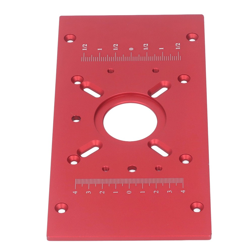Router Table Insert Plate Lift System Base Board Accessory For Woodworking Red
