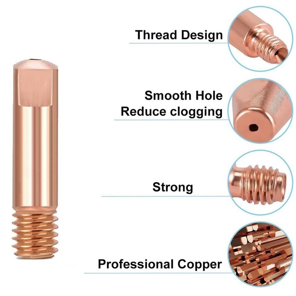 Complete 12PCS For MIG Welding Kit with Copper Tips Gas Nozzle and Diffuser