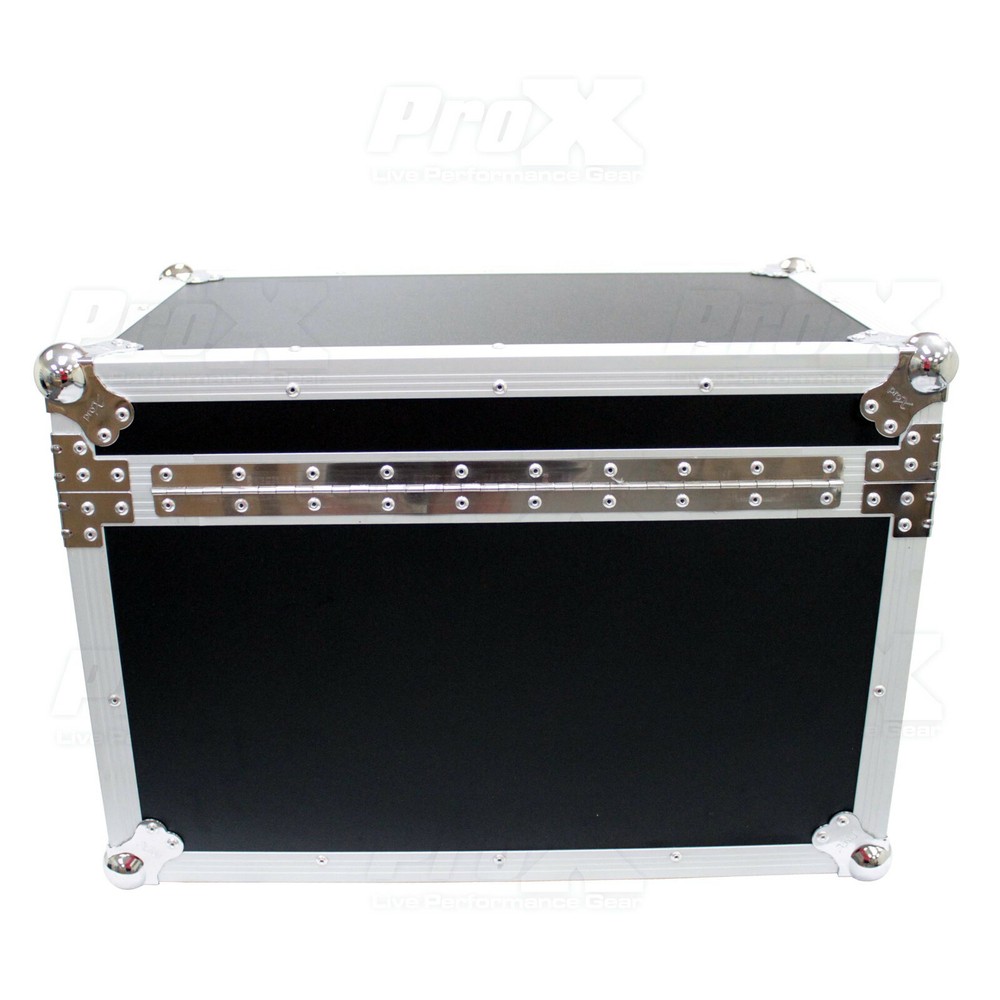 PROX ATA Utility DJ Small Trunk Road Case Rubber Lined w/ Pull Handle & Wheels
