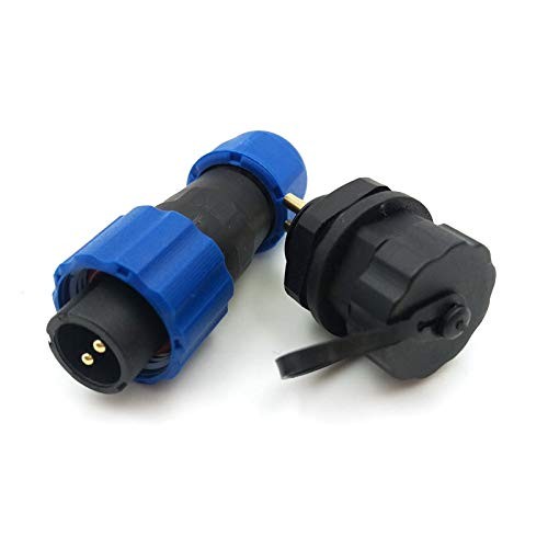 2Pin Aviation Connector Plug and Socket,Waterproof Power Connector,Panel Mount