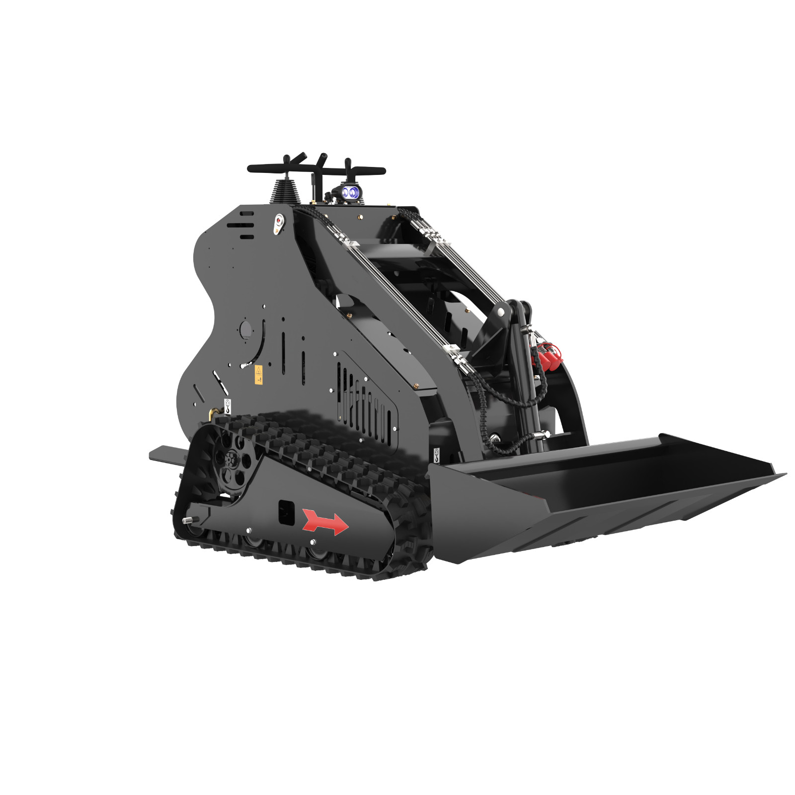 Mini Skid Steer Loader 13.5HP Tracked Compact Stand-On Loader