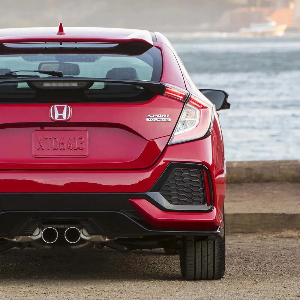 2PCS Front Rear Red H Emblem Badge Logo For 2016-21 Honda CIVIC SEDAN 4DR NEW US