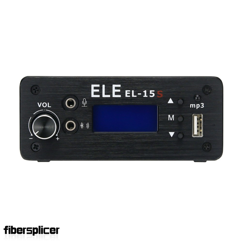EL-15S FM Broadcast Transmitter Timing Wireless Broadcasting 0.1-7W w/ Antenna