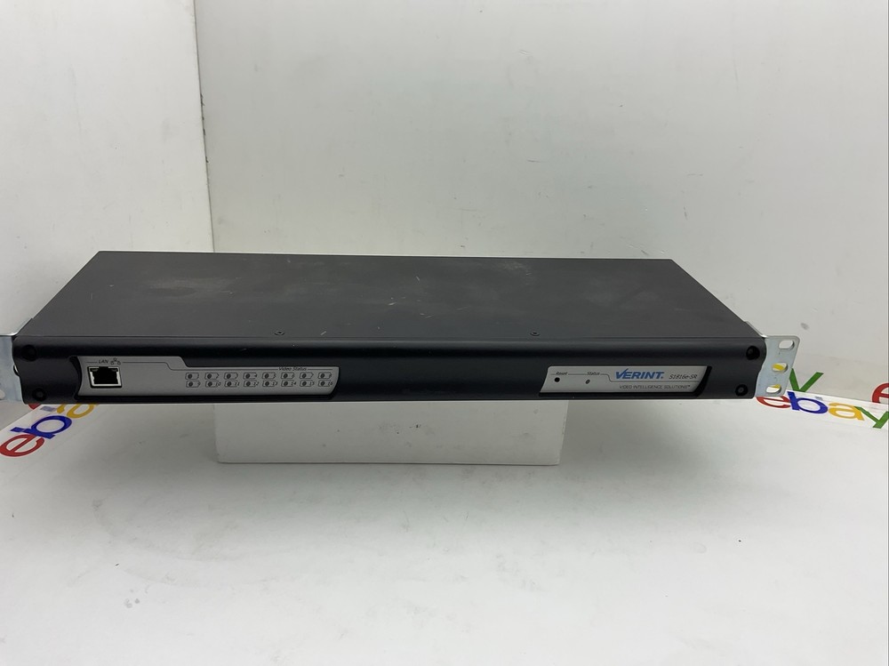 Verint S1816e-SR 16 Channel CCTV Video Encoder ** NO AC Adapter**
