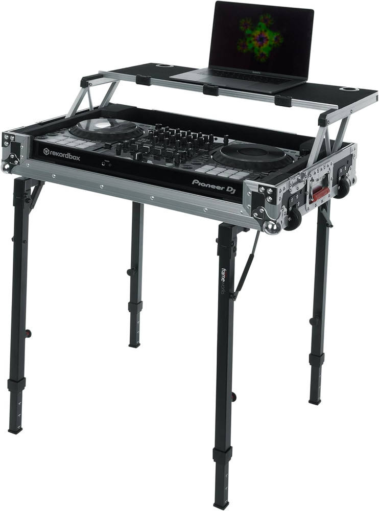 Frameworks Adjustable T-Stand Folding Workstation or Keyboard Stand, Weight Capa