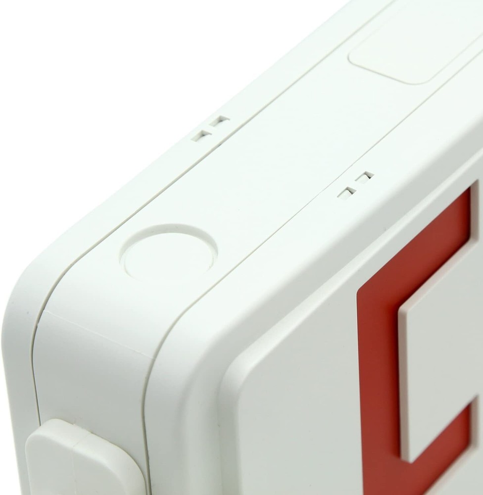 6 Pack LED Exit Sign with Emergency Light–Hi Output Compact Combo UL listed Red