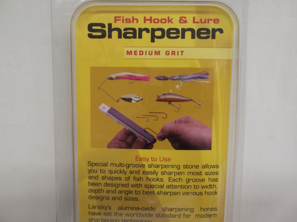 Lansky Fish Hook Sharpener Keyring Hone LFISH