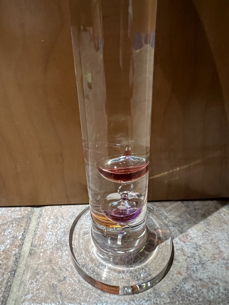 Galileo Glass Thermometer