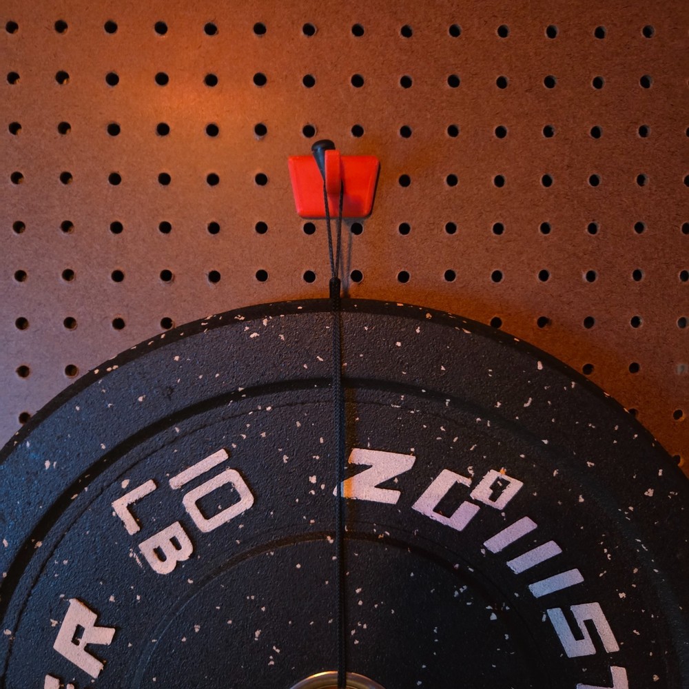 Peg Board Hooks Red Curve LRG Hook x12 NUPEG