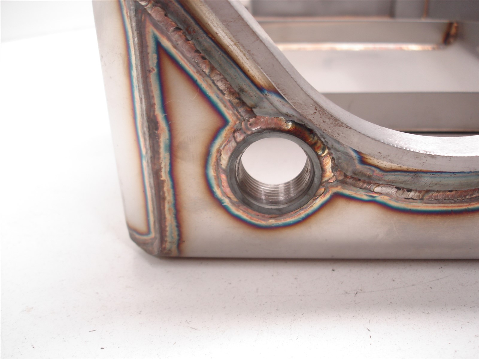 NEW NASCAR HENDRICK ENGINES. GM R07 R07.2 CHEVY STAINLESS STEEL DRY SUMP OIL PAN