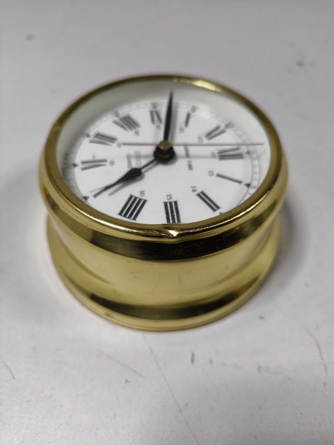 Brixon Marine Time Quartz Clock - Used, Working