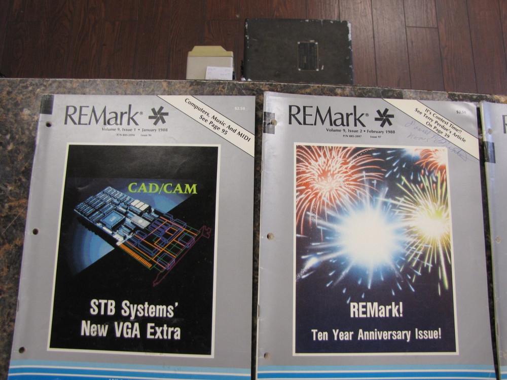 1988 REMark Heath Zenith User Group Magazines Computer Advertisements JAN-DEC