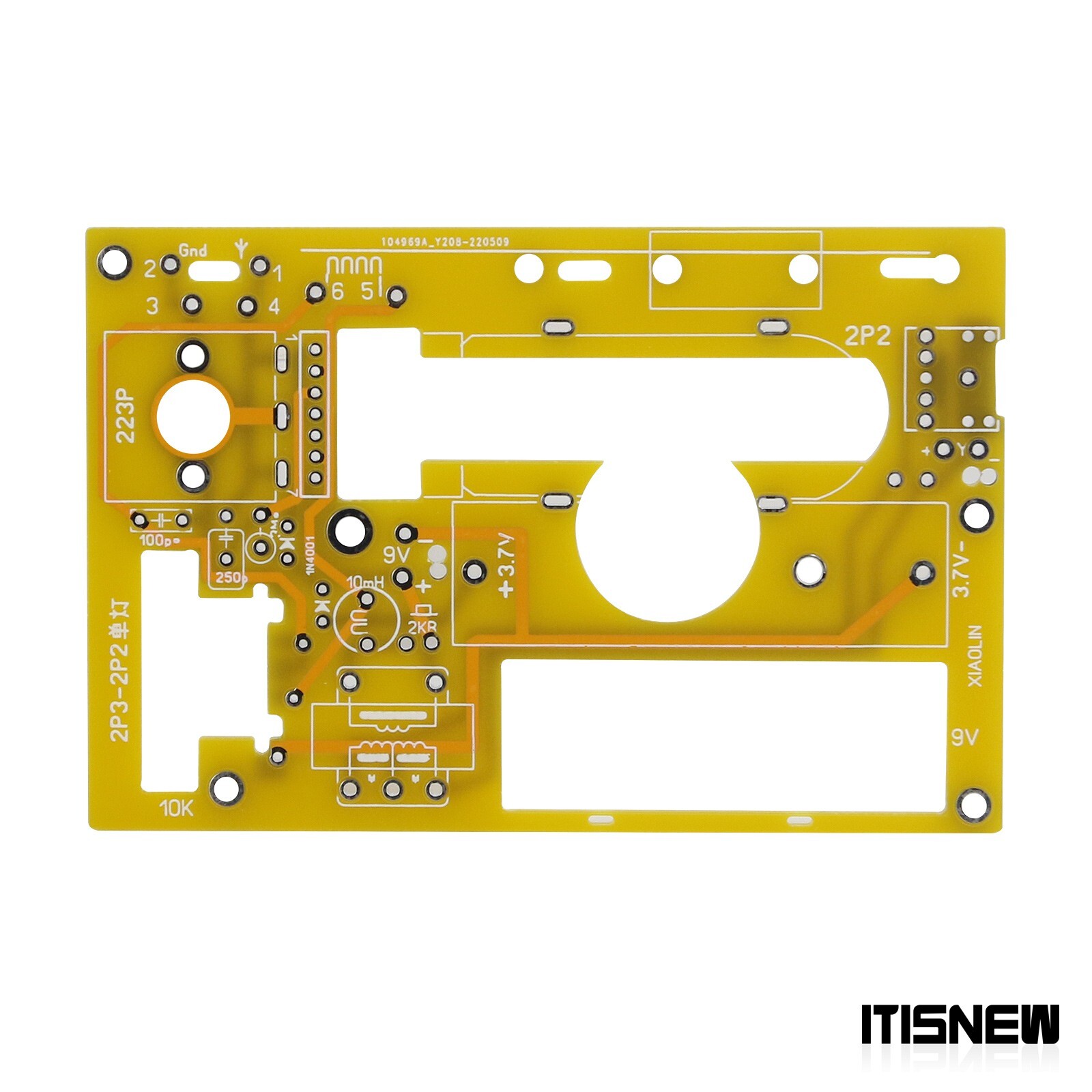 2P2 Tube Single Light MW Radio Kit Simple Radio Receiver Kit (without Shell)