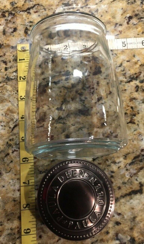 (5) Empty Candle Jars- (4) With Lids