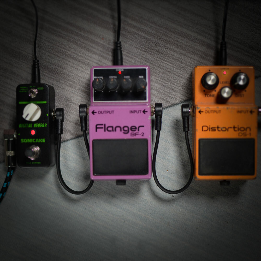 SONICAKE 15cm Patch Cable for Electric Guitar Effects pedal 6 pack