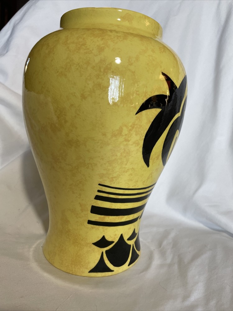 beach palm tree Ocean pottery vase