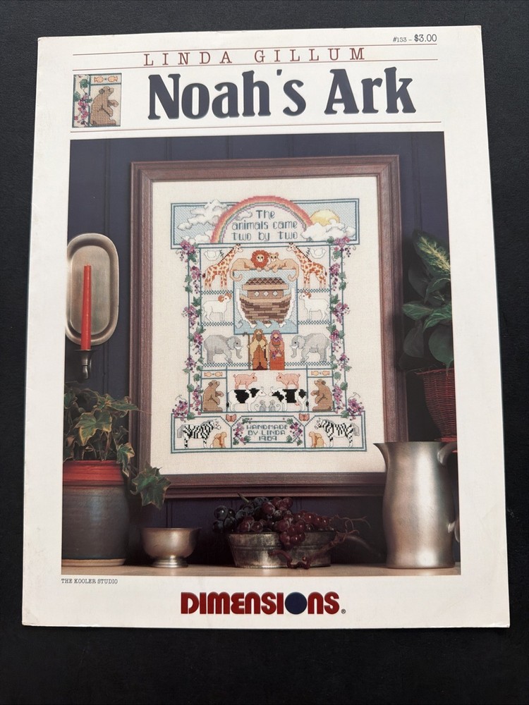 Noah’s Ark Dimensions Cross Stitch Pattern Linda Gillum Kooler Studios