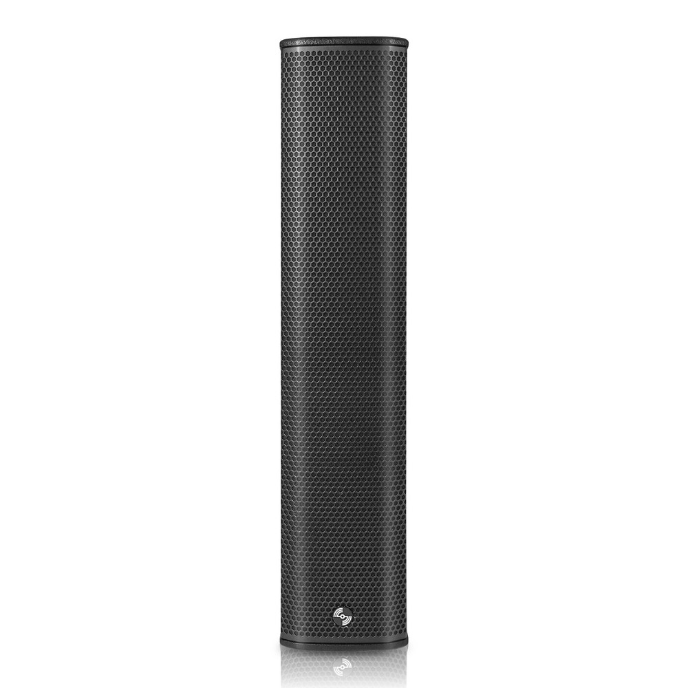 Sound Town Line Array Set, One 18" Sub, Two Column Speakers, Black PS-18SP6B2.1