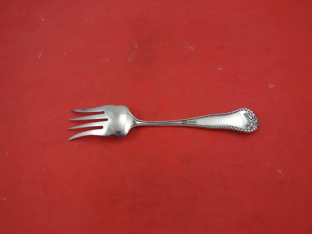 Lancaster by Gorham Sterling Silver Beef Fork splayed tines 5 7/8"