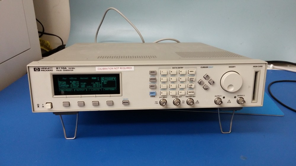 Hewlett Packard 8110A 150 MHz Pulse Generator