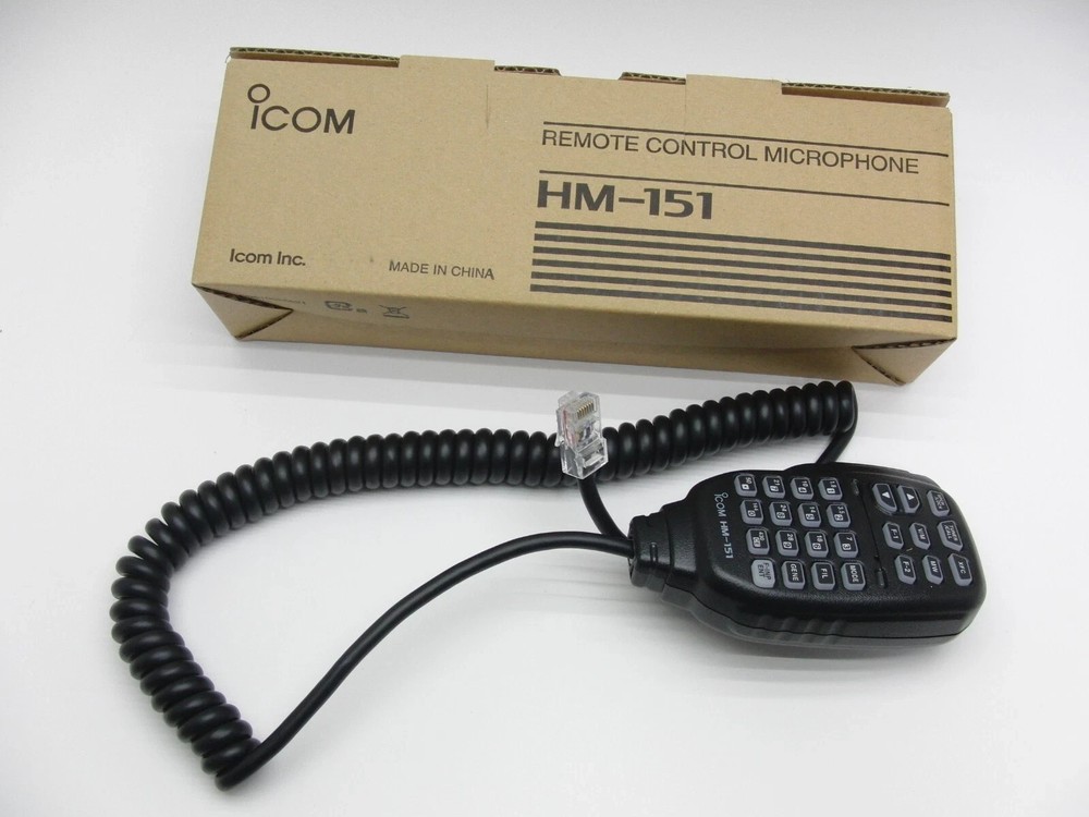 ICOM HM-151 Full Keypad Remote Control Microphone Ham Radio
