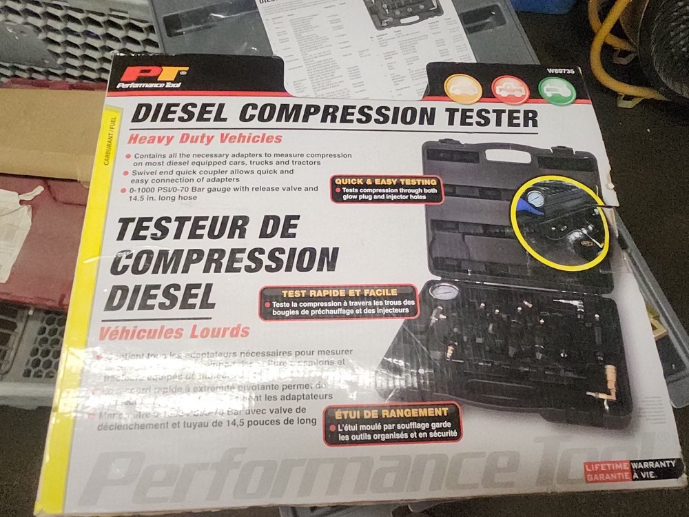 1000 Psi Diesel Engine Compression Pressure Tester