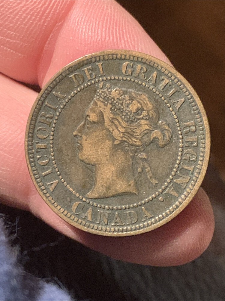 CANADA 1876 H - 1 CENT VICTORIA LARGE CENT