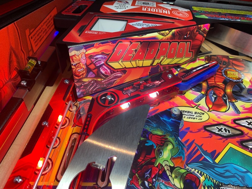 Deadpool Pinball Mod Apron Wall Decal( SOLD AS A PAIR)