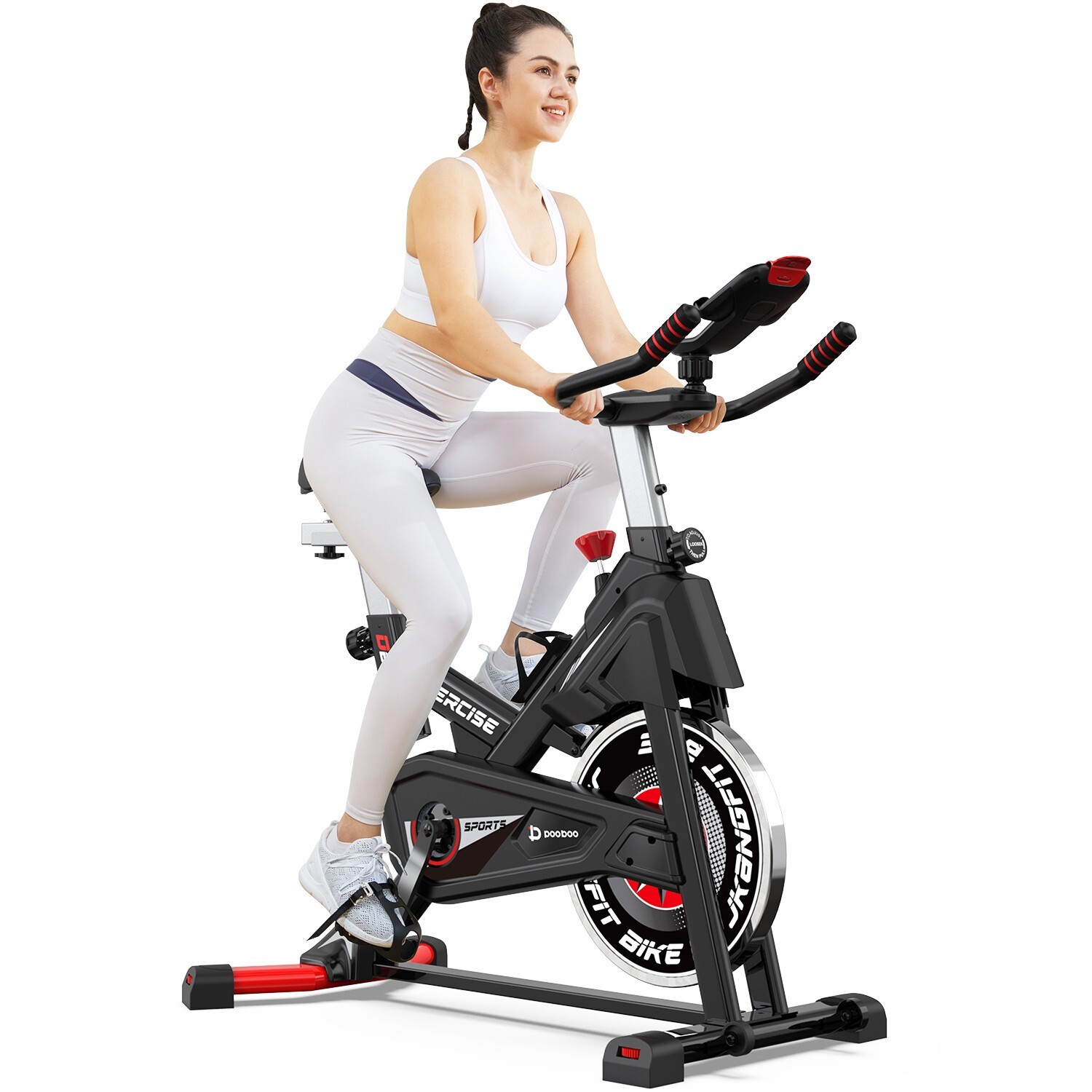 Indoor Pro Exercise Bike Stationary Bike Bicycle Cycling Home Cardio Gym Workout