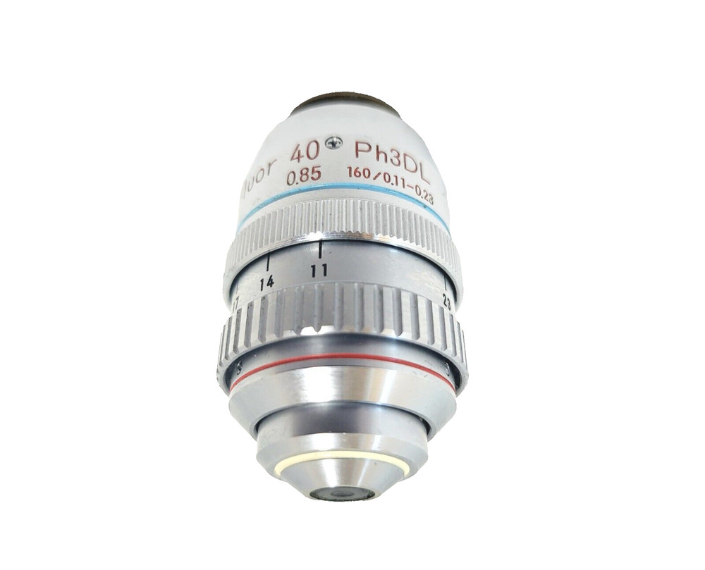 Nikon Microscope Objective Fluor 40x Ph3 DL 160/0.11-0.23 AA1