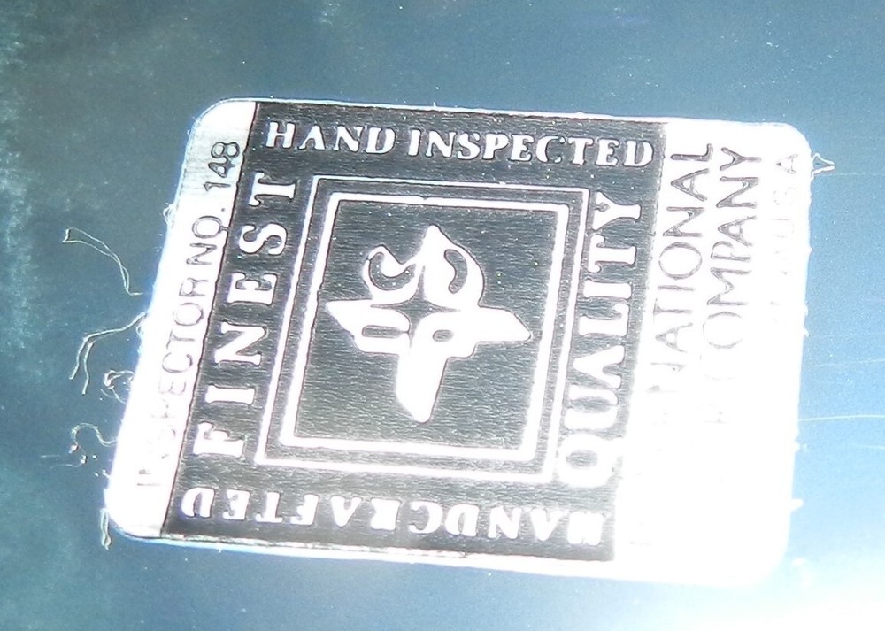 New in Box International Silver Company Tray with Serving Spoon