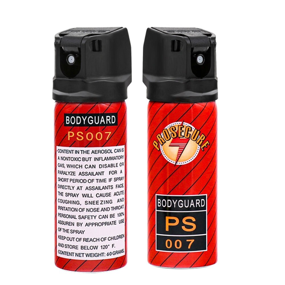 6 Pack PROSECURE Pepper Spray for Self-Defense 2oz Flip Top Red Security