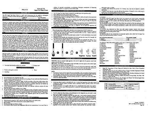 [25 Pack] PCP/Phencyclidine Drug Test Strips | Instant Read Test