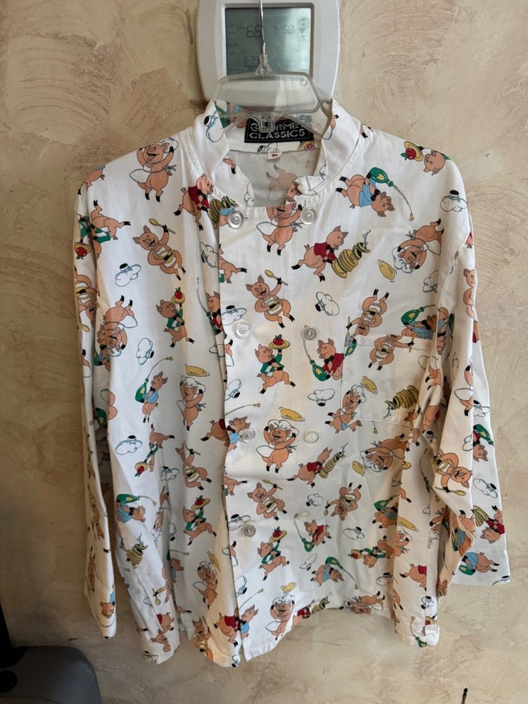 Comic Pig Chef Chef's Jacket (Shirt) from Gourmet Classics XL