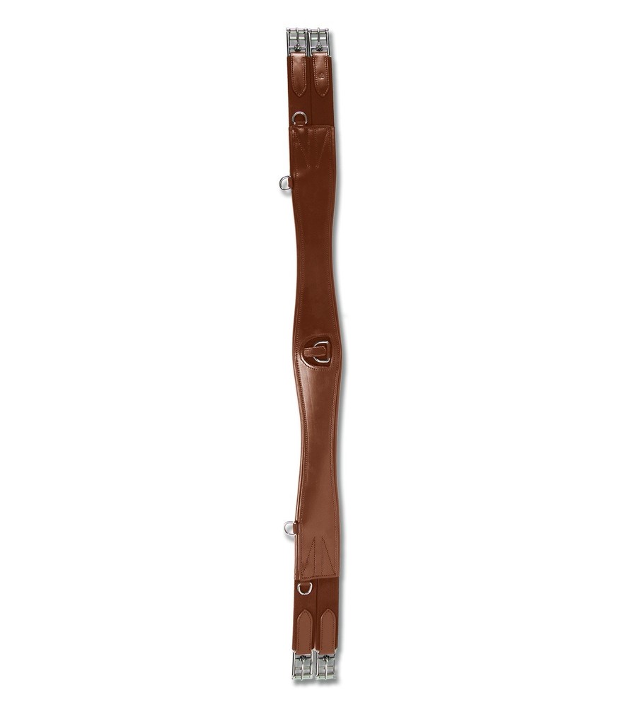 Waldhausen LEATHER GIRTH WITH ELASTIC 120cm