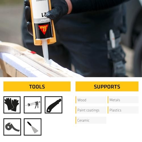 Sika Sikaflex-221, Gray, multi-purpose sealant/adhesive, polyurethane fast