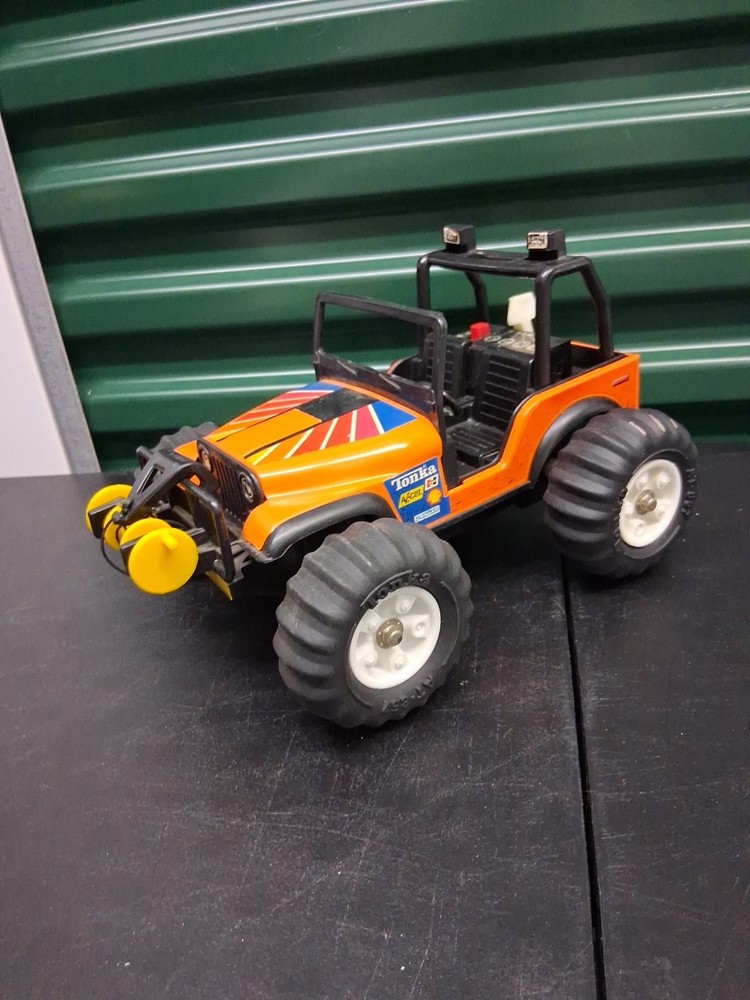 Tonka Baja Dune Buggy Jeep 1981 Motorized Orange 4220 Untested